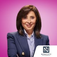 Dr. Manal Hussein Abdelrazek speaking at Solar & Storage Live Egypt